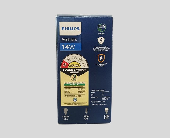 Philips LED Bulb B22 14Watts White Light-2